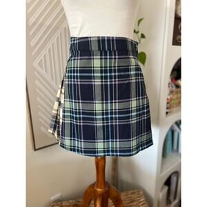 Urban Outfitters Womens Plaid Pleated Mini School Girl Skirt Sz M Fall Goth Punk